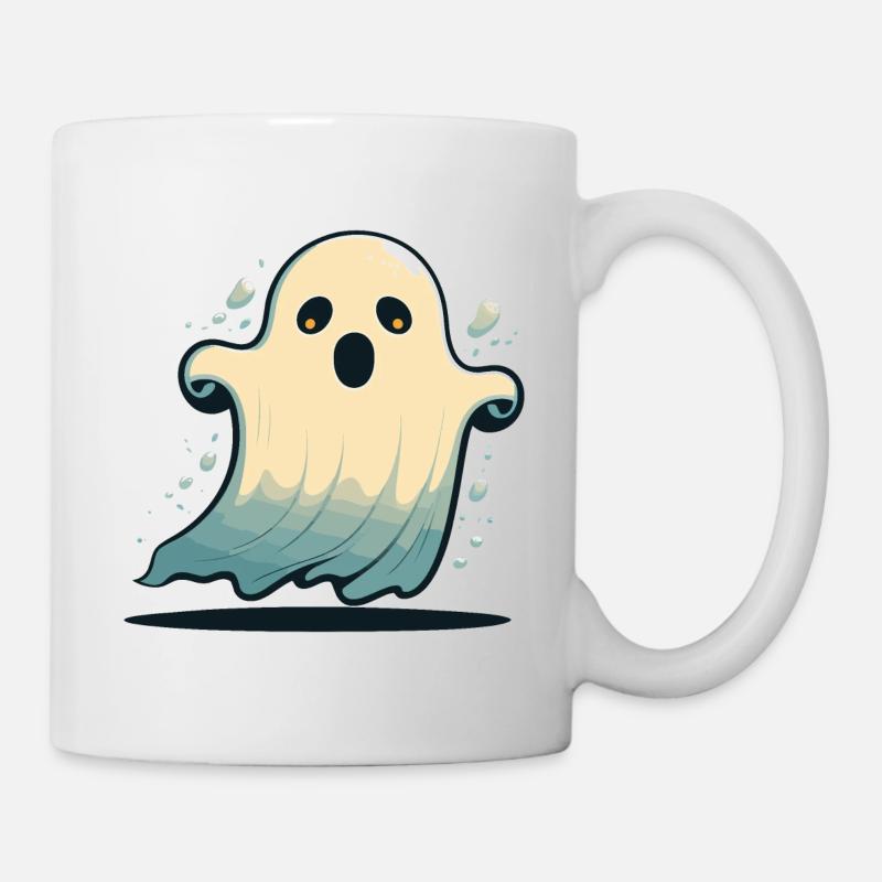 Halloween-Geist - Tasse - Weiß