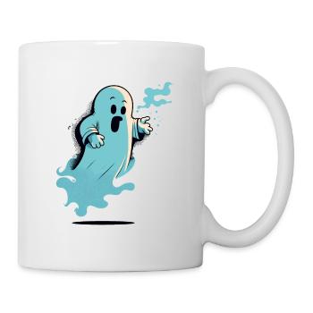 Fantôme choqué - Mug blanc - blanc - Droite