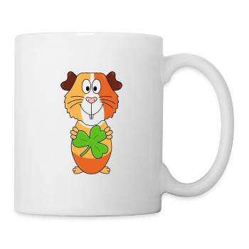 KLEEBLATT - MEERSCHWEINCHEN - TIER - TIERISCH - Tasse - Weiß - Rechts