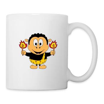 SCHWARZES SCHAF - FEUER - TIER - TIERISCH - Tasse - Weiß - Rechts