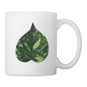 Schismatoglottis leaf plantlover botany nature - Mug - white - Right