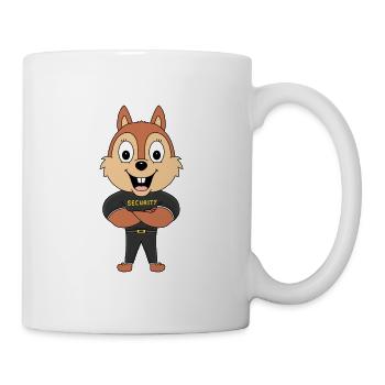 EICHHÖRNCHEN - SECURITY - TIER - TIERISCH - Tasse - Weiß - Rechts