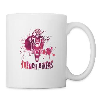 Biker made in France - Tasse - Weiß - Rechts