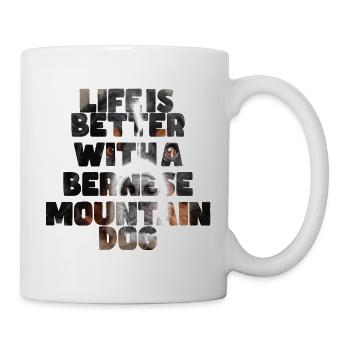 Bouvier bernois - Mug blanc - blanc - Droite