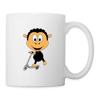 ROLLER - SCHAF - TIER - TIERISCH - KIND - BABY - Tasse - Weiß - Rechts