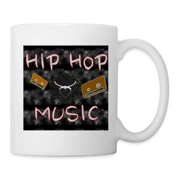 Hip Hop Musik - 1. 2023 - Tasse - Weiß - Rechts