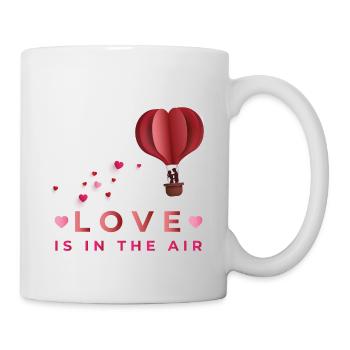 Love is in the Air Luftballon - Mug - white - Right
