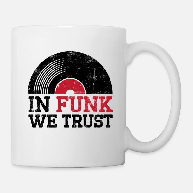 Chez Funk, nous avons confiance - Mug blanc - blanc