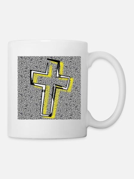 Kreuz - Abbild - 2023 - Tasse - Weiß
