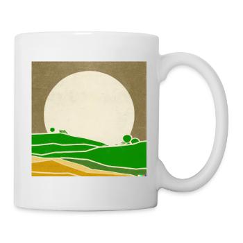 Retro Sunset - Tasse - Weiß - Rechts