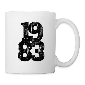 1983 40e anniversaire - Mug blanc - blanc - Droite