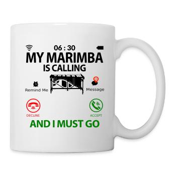 Marimba Player Glockenspieler Lustiger Sprüche - Tasse - Weiß - Rechts
