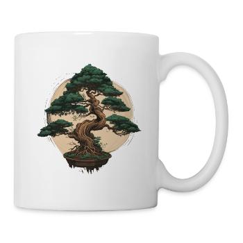Bonsaï manucuré - Mug blanc - blanc - Droite