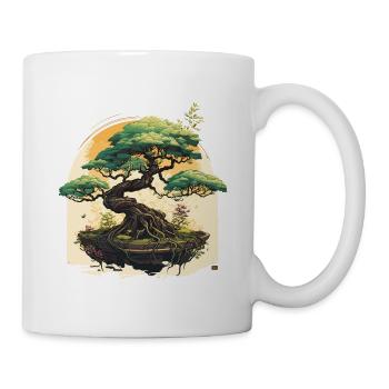 Jardin de bonsaïs - Mug blanc - blanc - Droite
