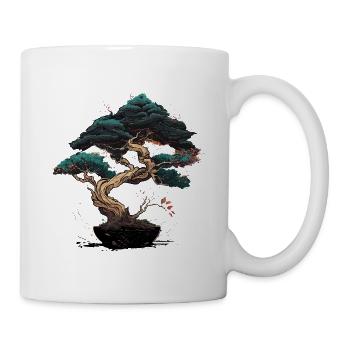 Bonsaï de forme irrégulière - Mug blanc - blanc - Droite