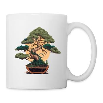 Bonsai Wunder - Tasse - Weiß - Rechts