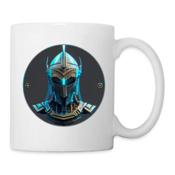 Casque de guerre| Guerriers| Casque - Mug blanc - blanc - Droite