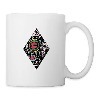 Guerrier africain - Mug blanc - blanc - Droite