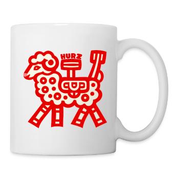 Hurz! - Tasse - Weiß - Rechts
