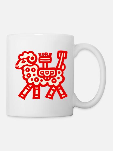 Hurz! - Tasse - Weiß