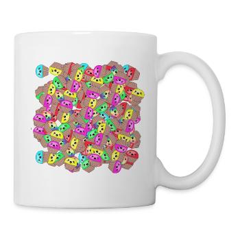 süße Muffins - Tasse - Weiß - Rechts