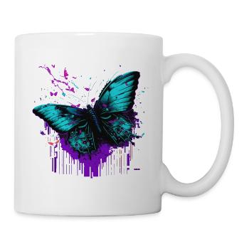 Butterfly Glowing Wings - Mug - white - Right