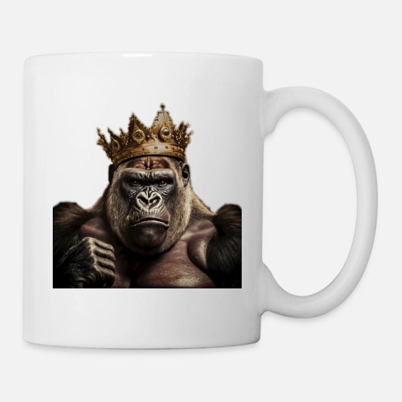 Monkey King Affenkönig Kong King - Tasse - Weiß