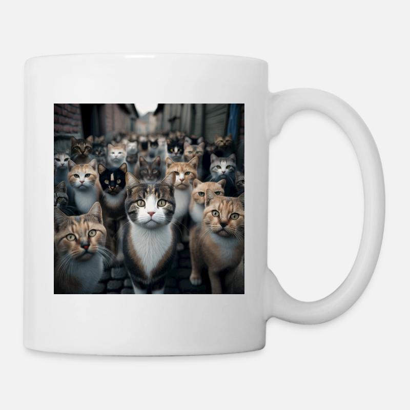 Cat Street - Mug - white