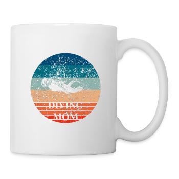 Diving Mom - Conception de plongée pour Diving Mamas - Mug blanc - blanc - Droite