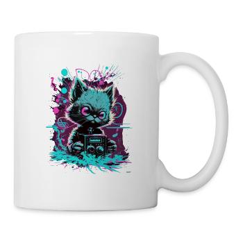 Lauter Kat - Tasse - Weiß - Rechts