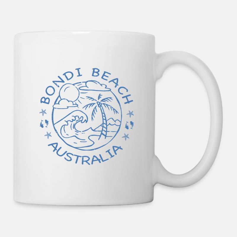 BONDI BEACH AUSTRALIE - Mug blanc - blanc