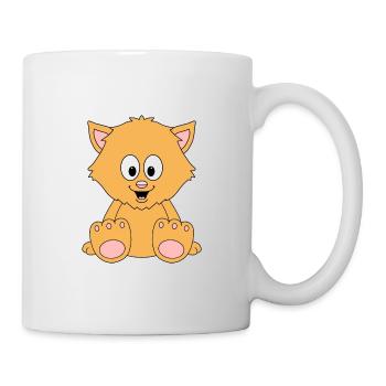 KATZE - KATER - TIER - KIND - BABY - TIERISCH - Tasse - Weiß - Rechts
