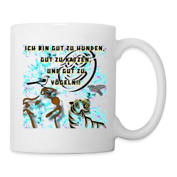 Ich bin Gut zu...!! - Abbild - 2023 - Tasse - Weiß - Rechts