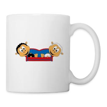 SCHAFE - SOFA - TIERE - LIEBE - LOVE - TIERISCH - Tasse - Weiß - Rechts