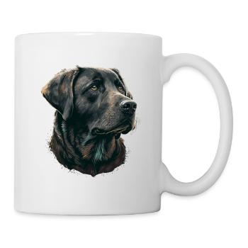 Guter Labrador Retriever - Tasse - Weiß - Rechts