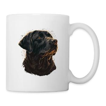 Schöne Labrador Retriever Illustration - Tasse - Weiß - Rechts