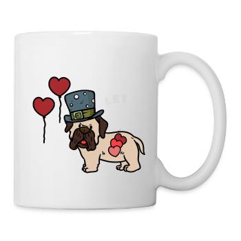 Pug Children School Birthday Gift Dogs - Mug - white - Right