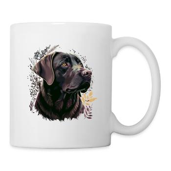 Lila Labrador Retriever - Tasse - Weiß - Rechts