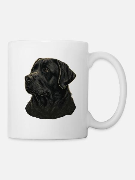 Robuster Labrador Retriever - Tasse - Weiß