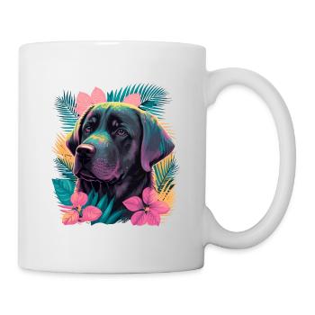 Entzückender Labrador Retriever - Tasse - Weiß - Rechts