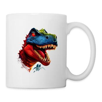 Scary Dinosaur Tyrannosaurus Rex - Mug - white - Right