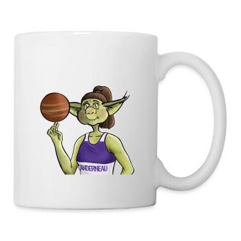Korrigane basket supporter Landerneau - Mug blanc - blanc - Droite