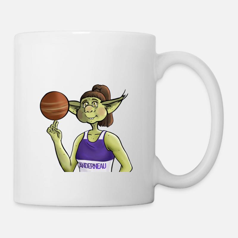Korrigane basket supporter Landerneau - Mug blanc - blanc