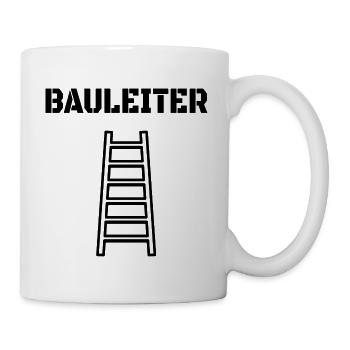 Bauarbeiter Maurer Handwerker Humor Bauleiter - Tasse - Weiß - Rechts