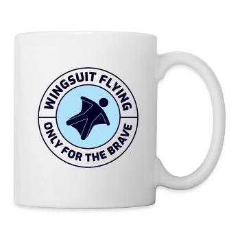 Wingsuit volant Base Jumping Parachutisme Wingsuit - Mug blanc - blanc - Droite