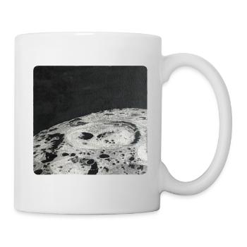 Espace lunaire Luna - Mug blanc - blanc - Droite
