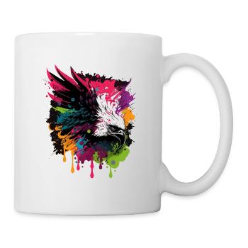 Colorful eagle - Mug - white - Right