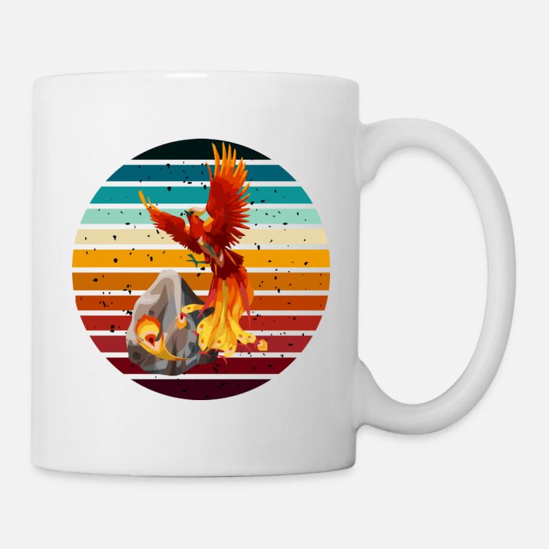 Phoenix Above - Tasse - Weiß