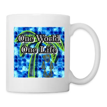 Un monde - Une vie - Image - 2023 - Mug blanc - blanc - Droite