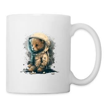 Un mignon lion astronaute - Mug blanc - blanc - Droite